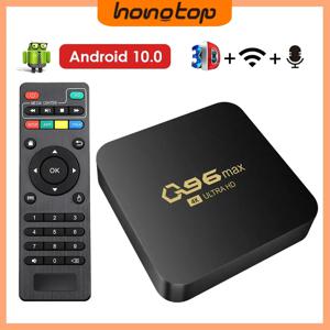 HONGTOP 와이파이 스마트 TV 박스, 안드로이드 10.0 미디어 플레이어, 쿼드 코어, 스마트 TV 박스, 2.4/5G 셋톱 박스, 4K Q96 MAX