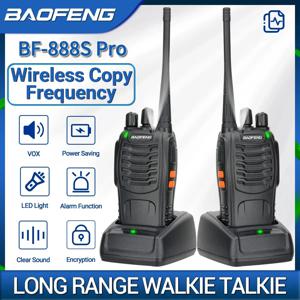 Baofeng BF-888S 프로 워키토키 무선 복사 주파수 장거리 휴대용 UHF 400-470MHz 햄 양방향 라디오, 캠핑 호텔용