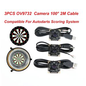 GXIVISION OV9732 1MP 30FPS 2M 케이블 100도 USB 카메라 모듈, 3pcs OV2735, IMX179 웹캠 Autodarts.io 채점 시스템과 호환 가능, 수석 플레이어에 의해 디버깅 및 검증됨