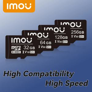 IMOU 고속 SD 카드, 높은 적응성, 128G, 256G, 높은 호환성, 감시용 전용 MicroSDXC 카드, 32G, 64G