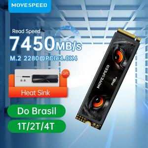 MOVESPEED 7450 MB/s SSD NVMe M.2 2280 4TB 2TB 1TB 내부 솔리드 스테이트 하드 디스크 M2 PCIe 4.0x4 2280 SSD 드라이브 PS5 노트북 컴퓨터용