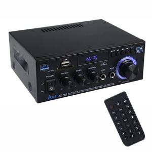 자동차 홈 채널 2.0 블루투스 서라운드 사운드 AMP 스피커, AK45 HiFi 디지털 앰프, 회의 영화관 최대 900W EU 플러그