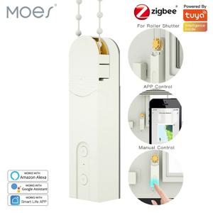 ZigBee 스마트 DIY 전동 롤러 블라인드, 쉐이드 드라이브 모터 허브, 투야 스마트 라이프 앱, 알렉사 구글 홈 음성 제어