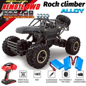 Led 조명이있는 4WD 원격 제어 자동차 라디오 RC 버기 오프로드 드리프트 트럭 RTR 차량 선물 어린이 소년 어린이 성인용 장난감 리모컨 자동차 장난감