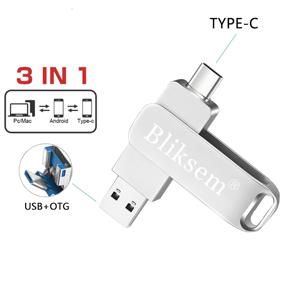 USB 2.0 플래시 드라이브 외장 메모리 스틱, 스마트폰, 맥북, 태블릿용 펜 드라이브, 64GB OTG, 128GB