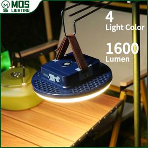 MOSLIGHTING 7200mAh 충전식 캠핑 조명, 휴대용 손전등, 비상 야시장 조명, 야외 캠핑 전구, 텐트 램프 USB LED