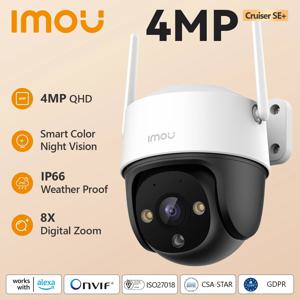 IMOU 순양함 SE + 1080P/4MP 야외 Wi-Fi 카메라 야간 투시경 IP66 watherproof 8X 디지털 줌 AI 인간 탐지 모니터