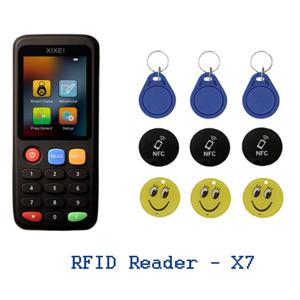 X7 RFID 스마트 칩 카드 리더 라이터 액세스 카드 복사기, 배지 토큰 태그 복제 NFC 디코더 복제기, 125KHz, 13.56MHz, 신제품