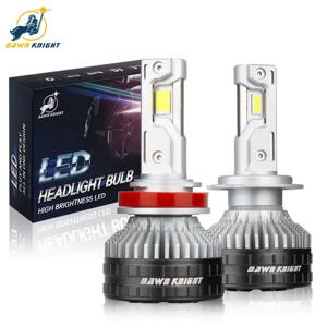 Dawn Knight K9C Pro H7 H4 H11 Led 램프, 더 큰 구리 튜브 Led 조명, H1 HB3 9005 HB4 9006 12V, 자동차 Led 헤드라이트 전구