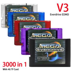 메가 드라이브 V3.0 프로 EDMD 리믹스 MD V3 게임 카트리지, Everdrive SEGA US JP EU 16 비트 제네시스 게임 콘솔용