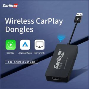 뜨거운 판매 CarlinKit USB 무선 CarPlay 동글 유선 안드로이드 자동 AI 박스 미러링크 자동차 멀티미디어 플레이어 블루투스 자동 연결