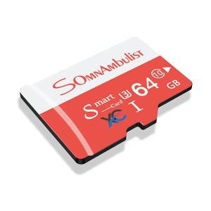 SomnAmbulist 드론 카메라 감시 장치용 메모리 카드, TF 카드, 64GB A1 미니 TF 카드, 64GB 고속 C10 U3, V30