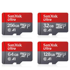 Sandisk 울트라 마이크로 tf SD, 고속 C10 마이크로 tf SD 카드, SD/TF 플래시 카드, 메모리 카드 miniSD, 32GB, 64GB, 128GB, 256GB