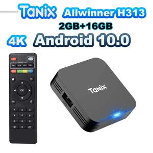 Tanix 글로벌 미디어 플레이어, TX1 안드로이드 10 TV 박스, 2.4G 와이파이, 4K, 16GB, 8GB