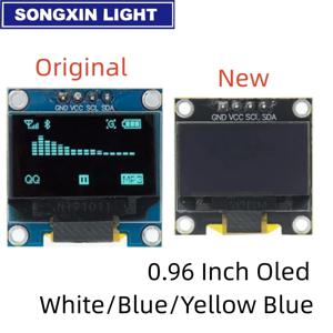 아두이노용 12864 LCD 스크린 보드, OLED 디스플레이 모듈, IIC SPI 시리얼, 7 핀, 4 핀, 화이트, 블루, 옐로우, SSD1306, 0.96 인치