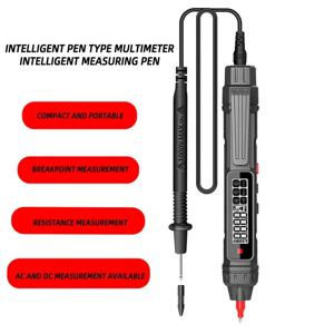 소형 미니 고정밀 디지털 완전 자동 인텔리전스, 전기 기술자 측정 펜, 펜 타입 멀티미터, 1PC