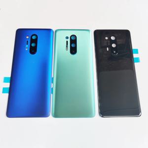 OnePlus 8 Pro 후면 문짝 교체 배터리 케이스용 A + 후면 유리 커버, 후면 하우징 커버, One Plus 8 Pro + 카메라 렌즈