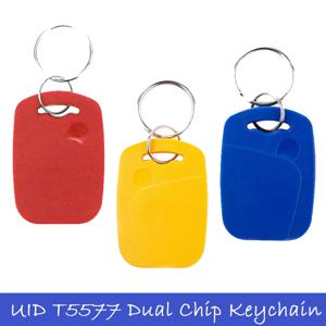 5YOA IC + ID UID 재기록 가능 복합 키 태그 Keyfob 듀얼 칩 RFID 125kHz T5577 EM4305 13.56MHZ 변경 가능한 쓰기, 5 PCs, 10PCs