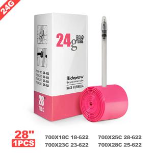 Ridenow 자전거 내부 튜브, MTB 자전거 TPU 타이어, 프렌치 밸브 길이 45mm, 65mm, 85mm, 28 인치, 초경량 내부 튜브, 700C X, 18, 25, 28, 32