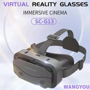 G13 VR 안경 VR 스마트 안경 헤드셋, 스마트 안경 헬멧, 비디오 게임 쌍안경, 5-7 인치 스마트폰 VR 헬멧