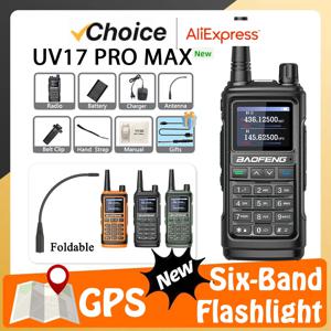 Baofeng UV 17 프로 GPS 워키토키 에어 풀 밴드 장거리 무선 복사 주파수, 양방향 라디오, C 타입 UV K5 플러스 햄 라디오