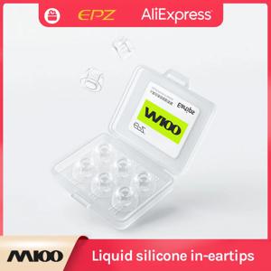 인이어 IEM 이어버드용 액체 실리콘 이어팁, 범용 실리콘 이어팁, EPZ M100, S, M, L, 블루투스, 3 쌍