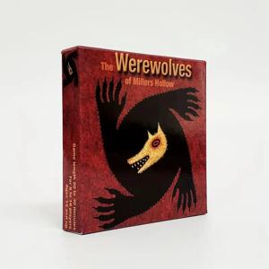 Werwolf 카드 A 24 테이블 게임 종이 가이드북 퍼즐 레저 가족 친구 파티 시작, 간단한 보드 데크