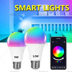 스마트 LED 전구 투야 블루투스 RF 2.4G 원격 그룹 제어 RGB 램프 앰플, 스마트 라이프 앱 스포트라이트 봄빌라, 220V