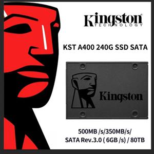 Kingston SSD 내장 솔리드 스테이트 드라이브, 노트북 데스크탑 PC용 SATA III HDD 하드 디스크, A400, 960GB, 480GB, 240GB, 120GB, 2.5 인치 SSD