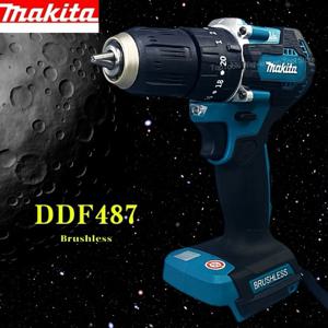 Makita DDF487 18V 브러시리스 전기 드릴, 장식 팀의 5 로프 임팩트 드릴에 적합, 전동 공구 도구 Recha 사용