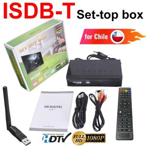 칠레용 ISDB-T 디지털 TV 디코더 1080P HD 지상 셋톱 박스, HDMI 및 RCA 포함, 스마트 TV 또는 구형 TV 지원