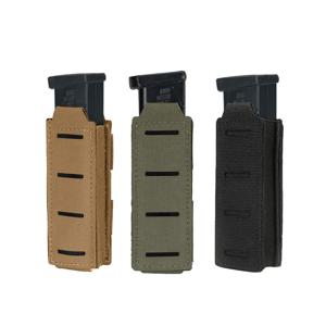 레이저 컷 Molle 탄창 파우치, 글록 17 M9 싱글 매그 백, 손전등 파우치, 나이프 홀스터 사냥 기어, 9mm