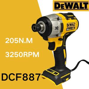 DEWALT 무선 전동 드릴 공구, 임팩트 드라이버, 20V, 브러시리스 모터 전동 공구, DCF887