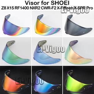 SHOEI RF1400 NXR2 CWR-F2 CWR-F2R Z8 X15 X-Fifteen X-SPR 프로 헬멧 바이저 렌즈 쉴드, 자외선 차단 앞유리 UV 보호 모토