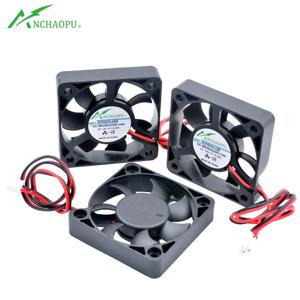 ACP5010 5cm 50mm 팬 50x50x10mm DC5V 12V 24V 2 핀 냉각 팬, 마이크로 섀시 라우터 인버터 전원 공급 장치 충전기에 적합