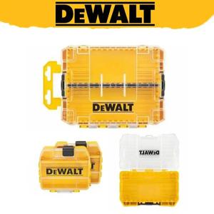 DEWALT 드릴 비트 액세서리 보관 케이스, 나사 너트 드릴, 투명 도구 상자, 소형, 중형, 대형, 고경도 도구 상자