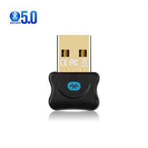 드라이브 프리 USB 블루투스 어댑터, 블루투스 5.0 음악 오디오 수신기 송신기, PC 노트북 마우스 키보드용 USB 송신기