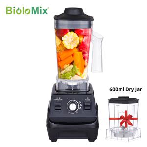 BioloMix-미니 프로 1800W 고출력 스무디 블렌더, BPA 프리, 1.8L 및 0.6L 듀얼 병, 고성능 주방 믹서, 쥬서