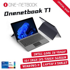 One Netbook T1 13 인치 2K IPS 표면 태블릿 노트북, 2 in 1 PC Gen12 인텔 코어 i5 1240P DDR5 16G + 2TB SSD, 윈도우 11 와이파이 12000mAh 65W