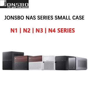 JONSBO 미니 NAS 케이스, ITX 알루미늄 강판 지지대, 130mm CPU 쿨러, 100 × 25mm 선풍기 2 개, N4 N3 N2 N1