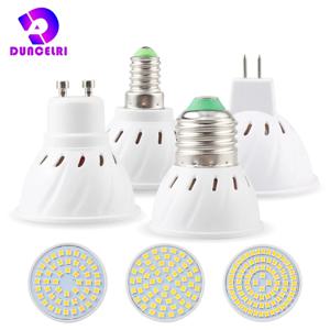 Bombillas LED 램프 스포트라이트, E27 E14 MR16 GU10 Lampada LED 전구, 220V-240V, 48 60 80 LED 2835 SMD 램프 스포트라이트