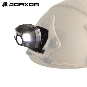 JOAXOR LED 전술 헬멧 NVG 쉴드 장착 조명, USB 충전 유도, 야외 사냥 및 낚시에 적합