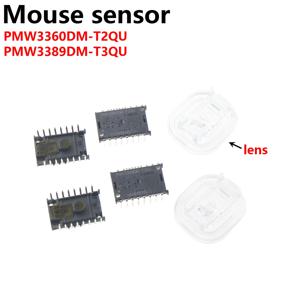 렌즈 포함 PMW3360DM-T2QU + LM19-LSI DIP PMW3360 PMW3360DM PMW3389DM 센서, LM19 100%, 신제품 및 정품 무료 배송