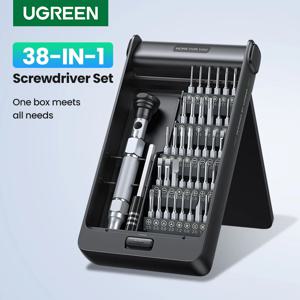 UGREEN 정밀 스크루드라이버 세트, 휴대폰 컴퓨터 시계 노트북 안경 PC용, 다기능 분해 도구, 38-in-1