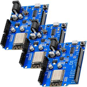 NodeMCU ESP8266MOD-12F 와이파이 모듈, Arduino와 호환 가능, 3 X D1 보드