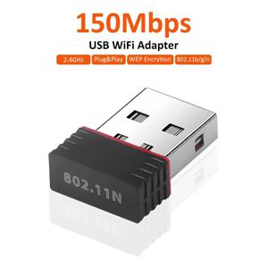 라즈베리 파이용 USB 와이파이 어댑터, 무선 네트워크 카드 어댑터, 데스크탑 노트북 PC 윈도우용 와이파이 동글, RTL8188, 150Mbps