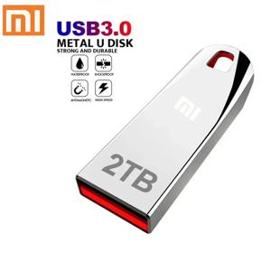 샤오미 금속 USB 3.0 플래시 드라이브, 고속 펜드라이브, 휴대용 SSD 메모리, USB 플래시 디스크 TYPE-C 어댑터, 2TB, 1TB, 512GB