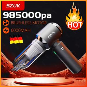 SZUK 985000PA 미니 자동차 진공 청소기, 휴대용 강력한 청소 기계, 가전 제품, 자동차 무선 진공 청소기 무선청소기 로봇청소기 초강력 핸디형 진공청소기