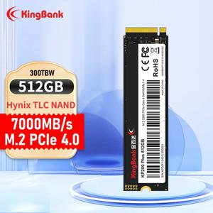 노트북 데스크탑용 2280 내장 솔리드 스테이트 디스크, M2 SSD NVMe KP200 플러스, 512GB M.2 PCIe 4.0 하드 드라이브, 7000 MB/S