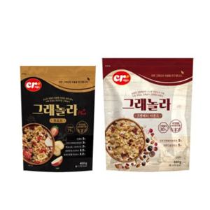 그래놀라 후르츠 400g + 크랜베리 아몬드 500g / 다이어트시리얼, 아침식단, 다이어트식단